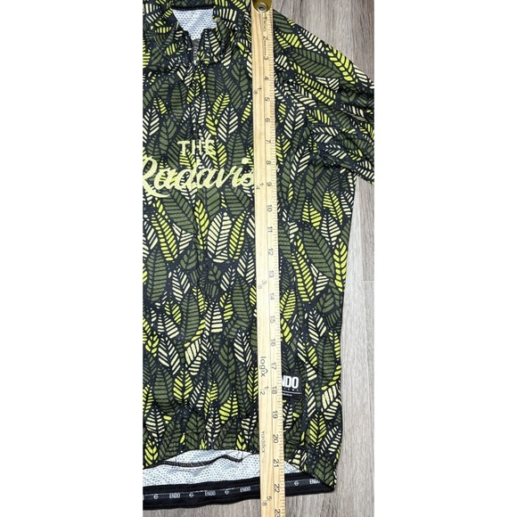 Endo Custom The Radavist Cycling Jersey Womens XS Green Botanical Print Full Zip - Picture 10 of 11